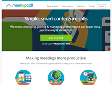 Tablet Screenshot of meetupcall.com